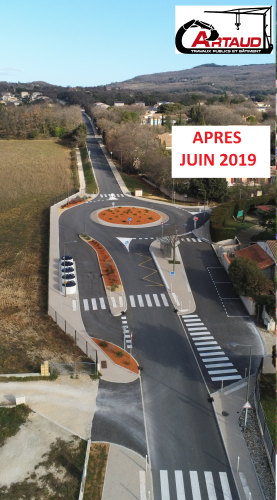 RD 114 après l'aménagement de 2018