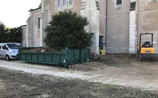Démarrage de chantier du santuaire à Roussas